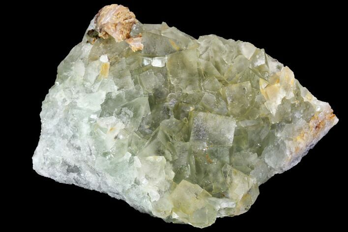 Blue-Green, Cubic Fluorite Crystal Cluster - Morocco #98993